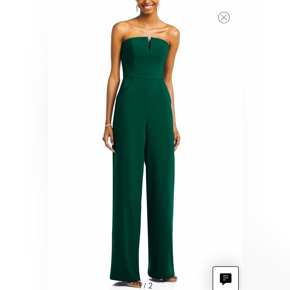 Dessy Collection Emerald Green Romper